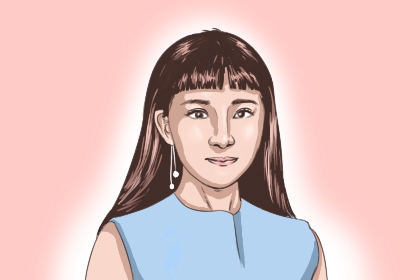 女人嘴巴周圍有痣