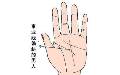 事業線偏斜的人婚姻方面不太好！