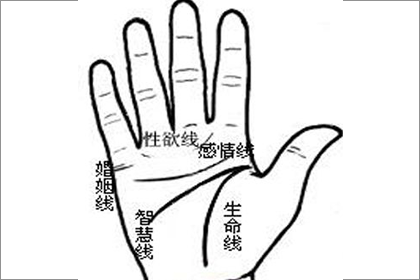 相術教你辨別哪條是婚姻線